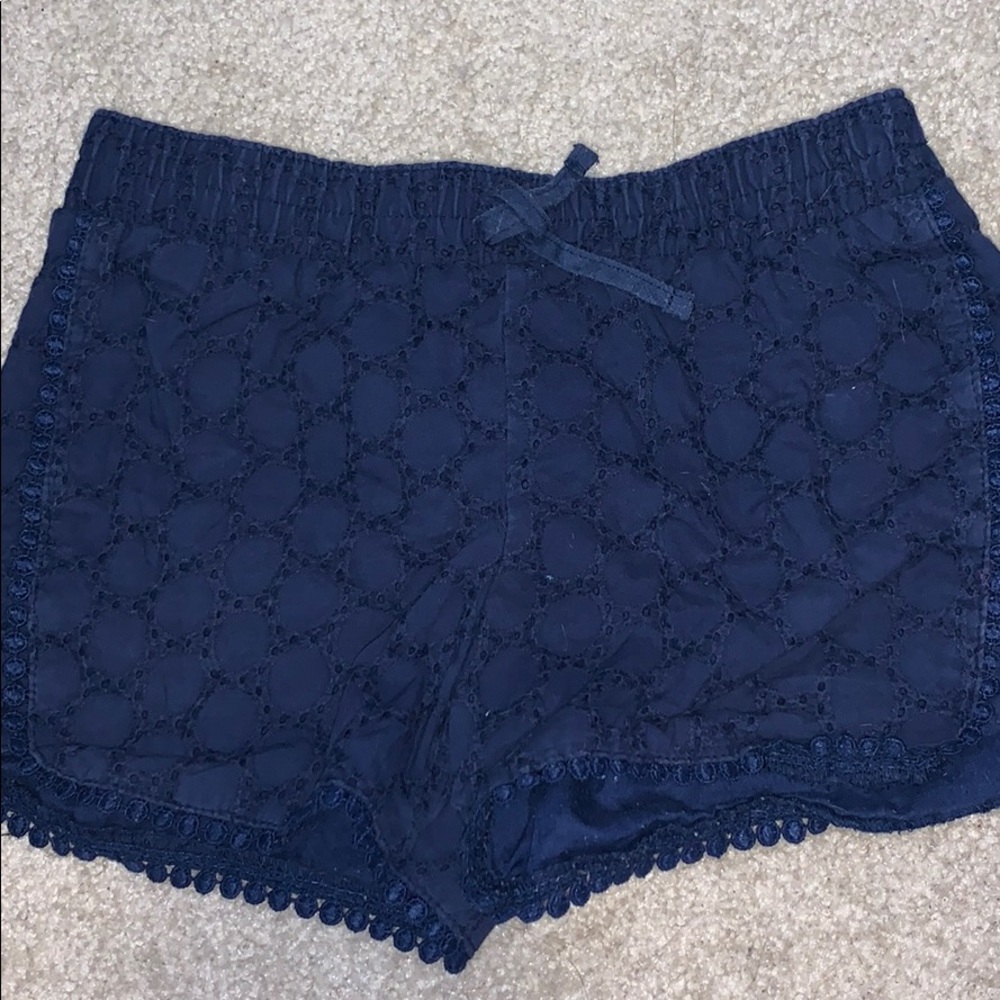 Girls Cherokee shorts size 7/8 navy blue